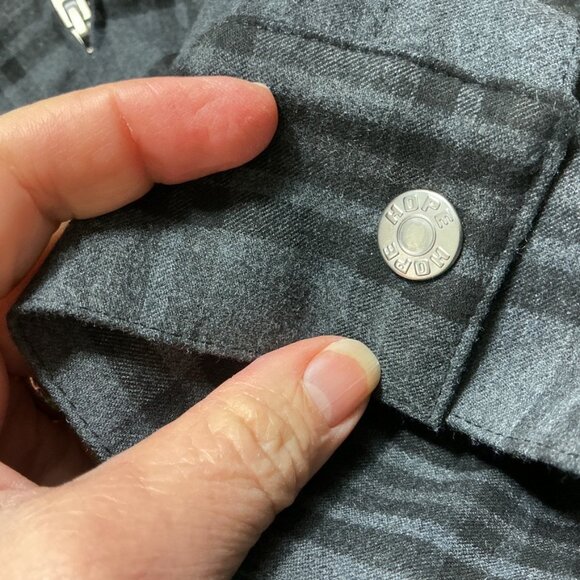 Hope Stockholm Gray & BlackTartan Plaid Fifty Five Jacket NWT Man 46 Woman 38 - Picture 8 of 8